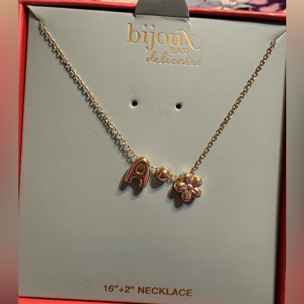 Gold Initial Necklace